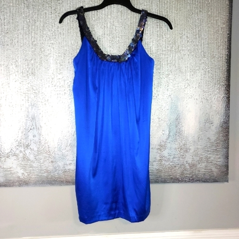 Marc Bouwer glam it silk dress Sz-8